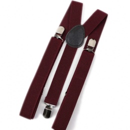 Children's Burgundy Y-Back Adjustable Braces